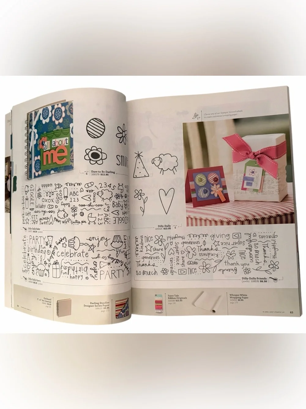 Stampin' Up! Idea Book & Catalog Fall-Winter 2007 Edition